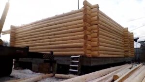 Строим дом из бревна объект г. Лакинск Владимирская область