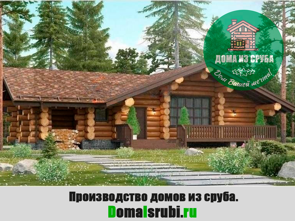 Дом из сруба 1 этажа, размер 6 х 16.7 м., 100.2 кв м. "КОМФОРТ-161671002"